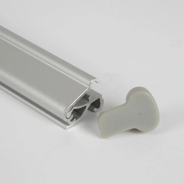 top rail with removed end cap