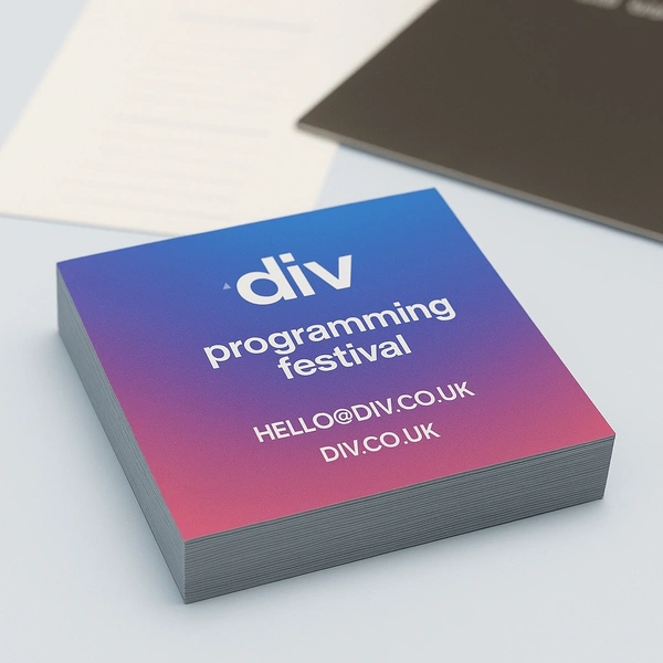  Square Business Cards  -  Printlogik