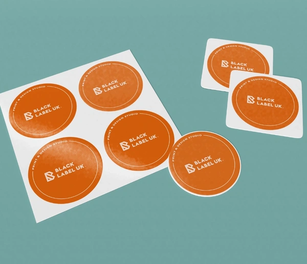  Stickers On A Sheet Black Label Uk