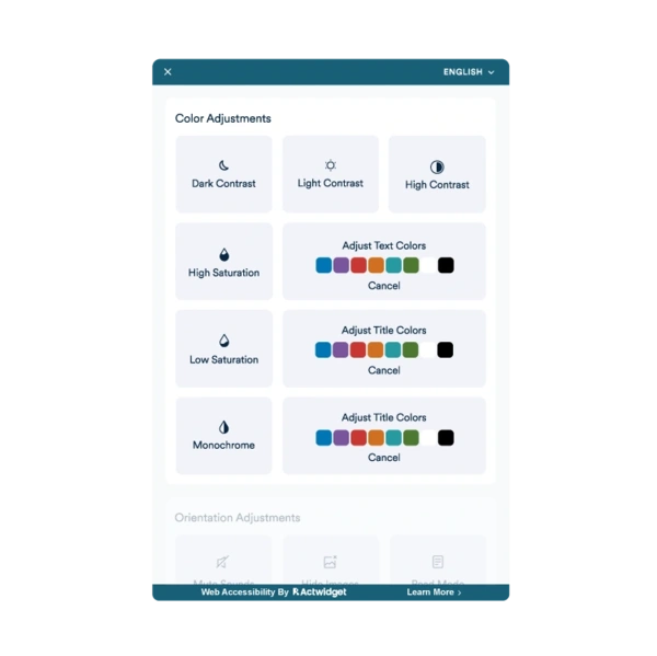  Actwidget - Display - Adjustments